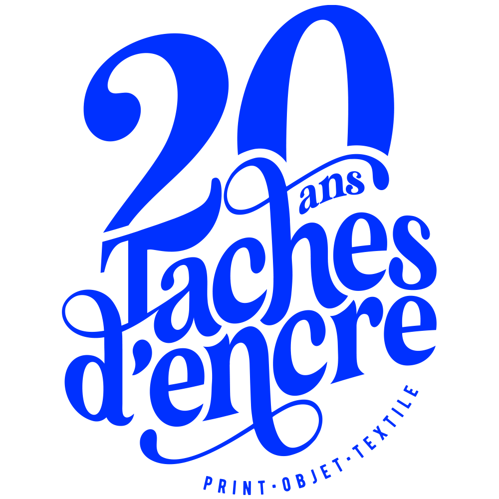 Logo 20 ans Taches d'encre