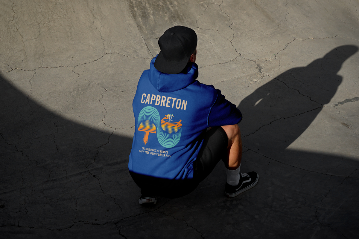 Sweat-shirt Sauvetage Côtier Capbreton